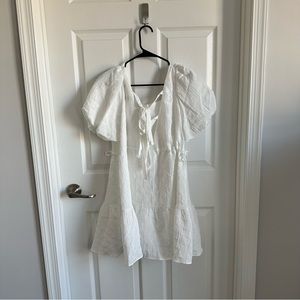 White puffy dress